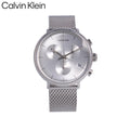  Shop Authentic Calvin Klein High Noon Silver Dial Silver Mesh Bracelet Watch for Men - K8M27126 - Luxxuri