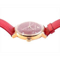  Shop Authentic Swarovski Crystalline Hours Red Crystal Dial Red Leather Strap Watch for Women - 5295380 - Luxxuri