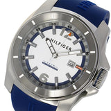  Shop Authentic Tommy Hilfiger Windsurf White Dial Blue Rubber Strap Watch for Men - 1791113 - Luxxuri
