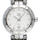  Shop Authentic Tag Heuer Link Diamonds Silver Dial Silver Steel Strap Watch for Women - WAT1413.BA0954 - Luxxuri
