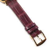  Shop Authentic Gucci Grip Quartz Gold Dial Maroon Leather Strap Watch For Women - YA157402 - Luxxuri