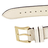  Shop Authentic Gucci G Timeless Quartz Gold Dial Beige Leather Strap Watch For Women - YA1264180 - Luxxuri