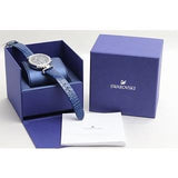  Shop Authentic Swarovski Era Journey Blue Dial Blue Leather Strap Watch for Women - 5479239 - Luxxuri