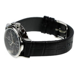  Shop Authentic Calvin Klein Skirt Chronograph Black Dial Black Leather Strap Watch for Men - K2U291C1 - Luxxuri