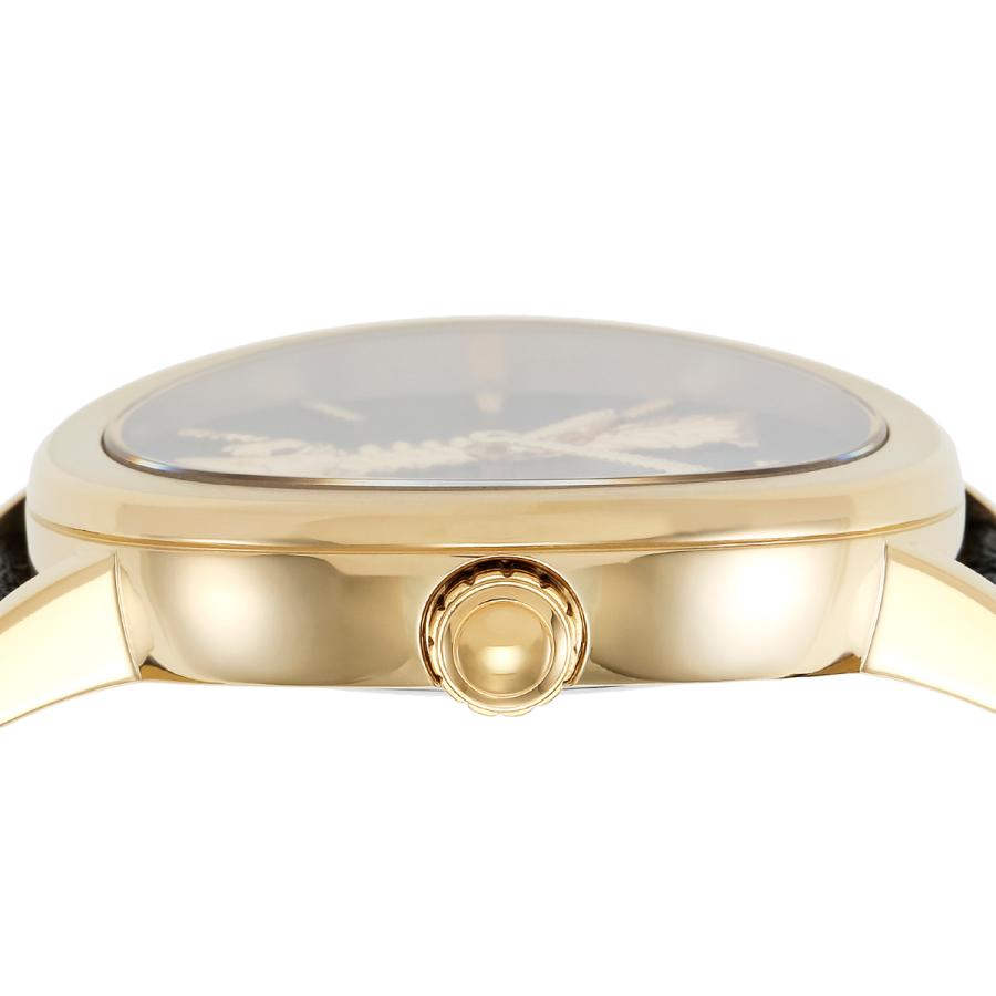  Shop Authentic Versace Virtus Quartz Black Dial Black Leather Strap Watch for Women - VEHC00119 - Luxxuri