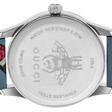  Shop Authentic Gucci G Timeless Quartz Blue Dial Blue Leather Strap Watch For Men - YA1264080 - Luxxuri