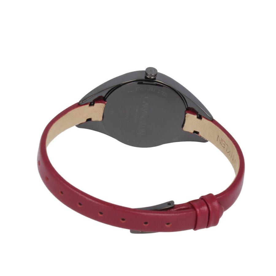  Shop Authentic Calvin Klein Rebel Red Black Dial Red Leather Strap Watch for Women - K8P237U1 - Luxxuri