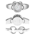  Shop Authentic Gucci Guccissima Quartz Silver Dial Silver Steel Strap Watch For Women - YA134511 - Luxxuri