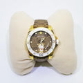  Shop Authentic Gucci Dive Doraemon Brown Dial Brown Leather Strap Watch For Men - YA136334 - Luxxuri