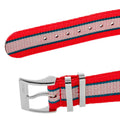  Shop Authentic Gucci G Timeless Quartz Red Dial Two Tone NATO Strap Watch For Men - YA1264070 - Luxxuri