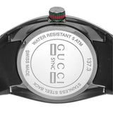  Shop Authentic Gucci Sync Quartz Black Dial Black Rubber Strap Watch For Men - YA137301 - Luxxuri
