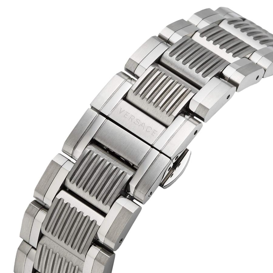  Shop Authentic Versace Greca Action Chronograph Quartz Green Dial Silver Steel Strap Watch for Men - VE3J00422 - Luxxuri