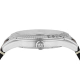  Shop Authentic Versace Greca Time Quartz Blue Dial Brown Leather Strap Watch For Men - VE3K00122 - Luxxuri