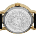  Shop Authentic Versace Virtus Quartz Black Dial Black Leather Strap Watch for Women - VEHC00119 - Luxxuri
