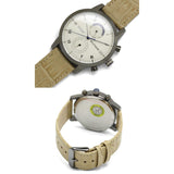  Shop Authentic Tommy Hilfiger Kane White Dial Beige Leather Strap Watch for Men - 1710399 - Luxxuri
