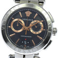  Shop Authentic Versace Aion Chronograph Black Dial Silver Steel Strap Watch For Men - VE1D01019 - Luxxuri