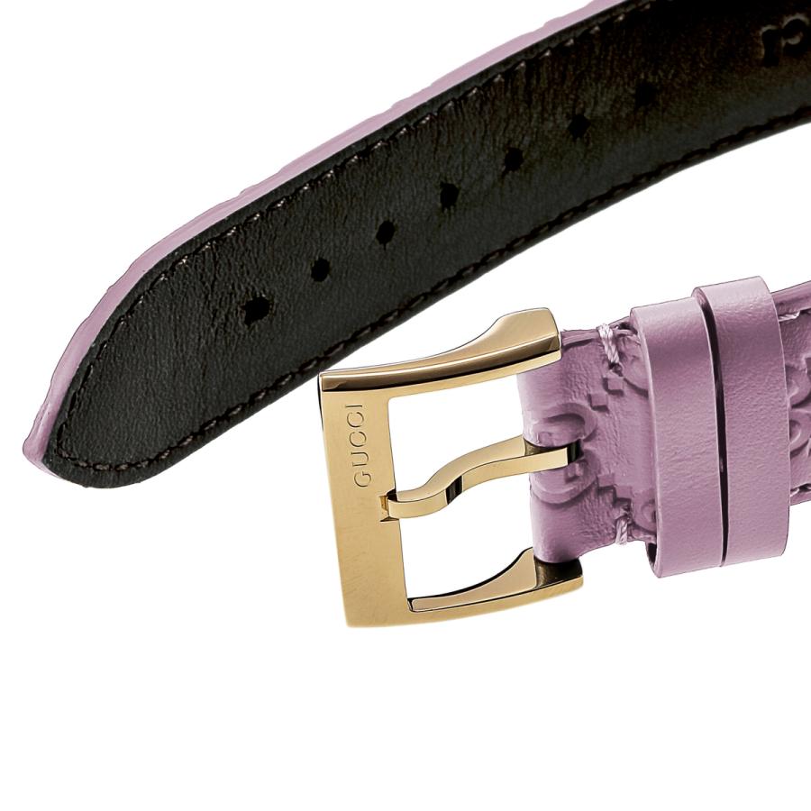  Shop Authentic Gucci G Timeless Quartz Lilac Dial Lilac Leather Strap Watch For Women - YA1264098 - Luxxuri