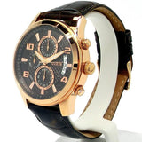  Shop Authentic Guess Exec Chronograph Brown Dial Brown Leather Strap Watch For Men - W0076G4 - Luxxuri