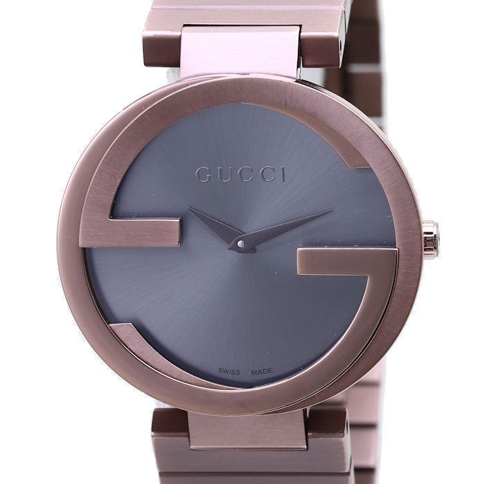  Shop Authentic Gucci Interlocking G Quartz Brown Dial Brown Steel Strap Watch for Women -  YA133317 - Luxxuri
