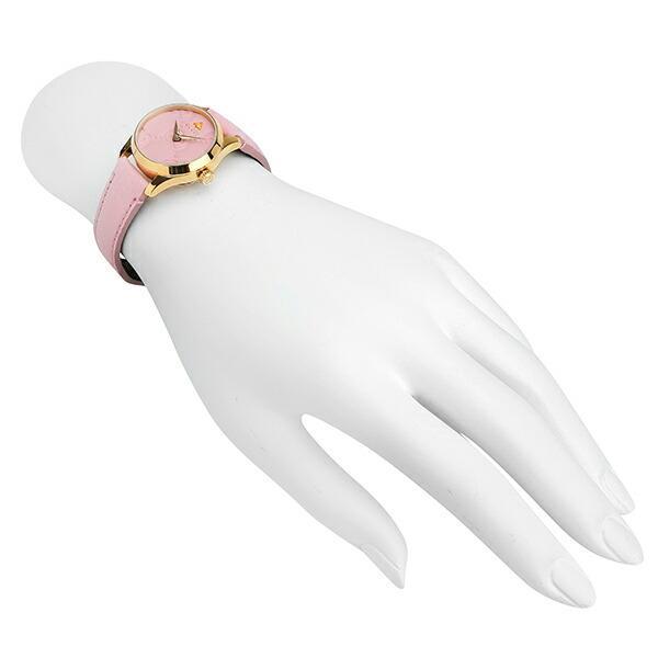  Shop Authentic Gucci G Timeless Quartz Pink Dial Pink Leather Strap Watch For Women - YA1265005 - Luxxuri