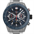  Shop Authentic Tag Heuer Carrera Chronograph Blue Dial Silver Steel Strap Watch for Men - CBG2A11.BA0654 - Luxxuri