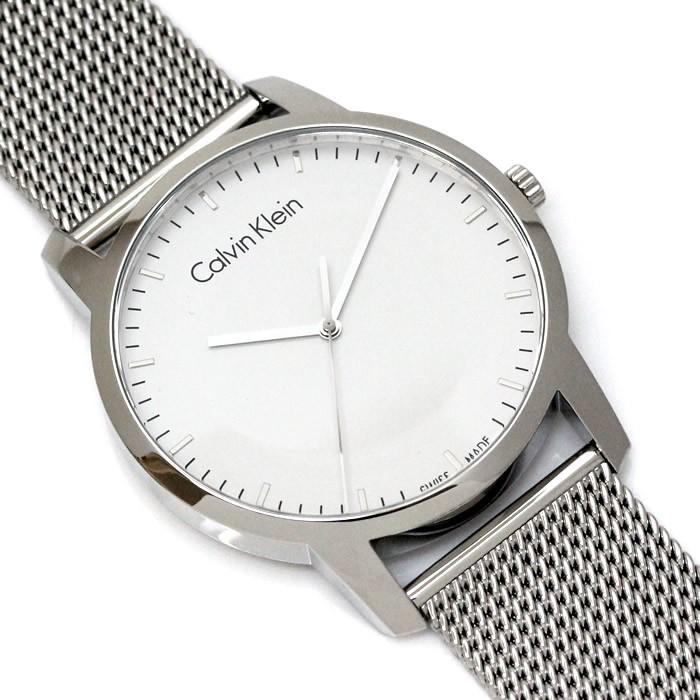  Shop Authentic Calvin Klein City Chronograph White Dial Silver Mesh Bracelet Watch for Men - K2G2G126 - Luxxuri