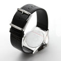  Shop Authentic Calvin Klein Accent Black Dial Black Leather Strap Watch for Men - K2Y2X1C3 - Luxxuri