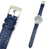  Shop Authentic Swarovski Era Journey Blue Dial Blue Leather Strap Watch for Women - 5479239 - Luxxuri