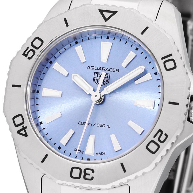  Shop Authentic Tag Heuer Aquaracer Professional 200 Quartz Blue Dial Silver Steel Strap Watch for Women - WBP1415.BA0622 - Luxxuri