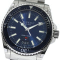  Shop Authentic Gucci Dive Quartz Blue Dial Silver Steel Strap Watch For Men - YA136311 - Luxxuri