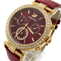  Shop Authentic Swarovski Era Journey Red Dial Red Leather Strap Watch for Women - 5416701 - Luxxuri