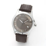  Shop Authentic Gucci G Timeless Quartz Brown Dial Brown Rubber Strap Watch For Men - YA126403 - Luxxuri