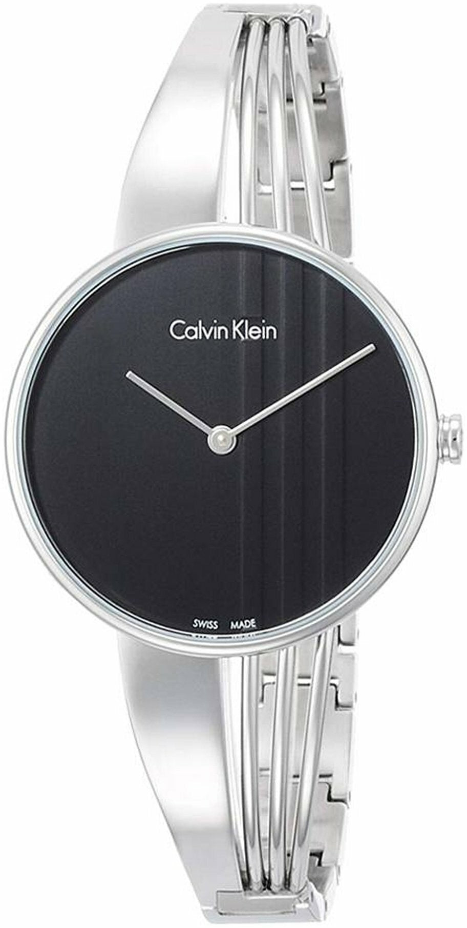  Shop Authentic Calvin Klein Drift Black Dial Silver Steel Strap Watch for Women - K6S2N111 - Luxxuri
