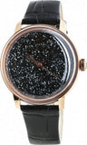  Shop Authentic Swarovski Crystalline Hours Black Dial Black Leather Strap Watch for Women - 5295377 - Luxxuri