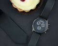  Shop Authentic Calvin Klein City Chronograph Grey Dial Black Leather Strap Watch for Men - K2G177C3 - Luxxuri