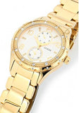  Shop Authentic Guess Siren Diamonds Silver Dial Gold Steel Strap Watch for Women - W0442L2 - Luxxuri