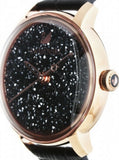  Shop Authentic Swarovski Crystalline Hours Black Dial Black Leather Strap Watch for Women - 5295377 - Luxxuri