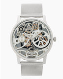  Shop Authentic Guess Gadget Silver Dial Silver Mesh Bracelet Watch for Men - GW0538G1 - Luxxuri