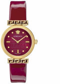  Shop Authentic Versace Greca Meander Red Dial Red Leather Strap Watch for Women - VELW00320 - Luxxuri