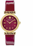  Shop Authentic Versace Greca Meander Red Dial Red Leather Strap Watch for Women - VELW00320 - Luxxuri