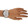  Shop Authentic Calvin Klein Minimal Silver Dial Silver Mesh Bracelet Watch for Men - K3M2112Z - Luxxuri