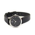  Shop Authentic Calvin Klein Minimal Black Dial Black Leather Strap Watch for Women - K3M231C4 - Luxxuri