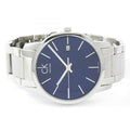  Shop Authentic Calvin Klein City Blue Dial Silver Steel Strap Watch for Men - K2G2G14N - Luxxuri