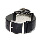  Shop Authentic Calvin Klein Accent Black Dial Black Leather Strap Watch for Men - K2Y2X1CU - Luxxuri