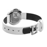 Shop Authentic Calvin Klein Firm Silver Dial White Leather Strap Watch for Women - K3N231L6 - Luxxuri