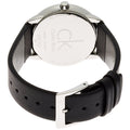  Shop Authentic Calvin Klein Minimal Silver Dial Black Leather Strap Watch for Men - K3M221CY - Luxxuri
