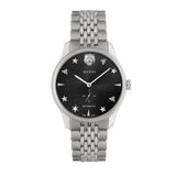  Shop Authentic Gucci G Timeless Automatic Black Dial Silver Steel Strap Watch For Men - YA126353 - Luxxuri