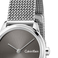  Shop Authentic Calvin Klein Minimal Grey Dial Silver Mesh Bracelet Watch for Women - K3M231Y3 - Luxxuri