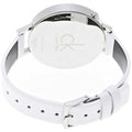  Shop Authentic Calvin Klein Firm Silver Dial White Leather Strap Watch for Women - K3N231L6 - Luxxuri