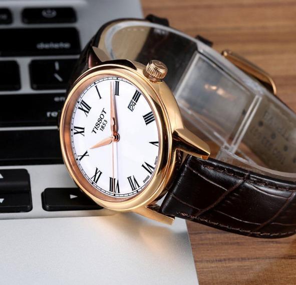  Shop Authentic Tissot T Classic Carson White Dial Brown Leather Strap Watch For Men - T085.410.36.013.00 - Luxxuri